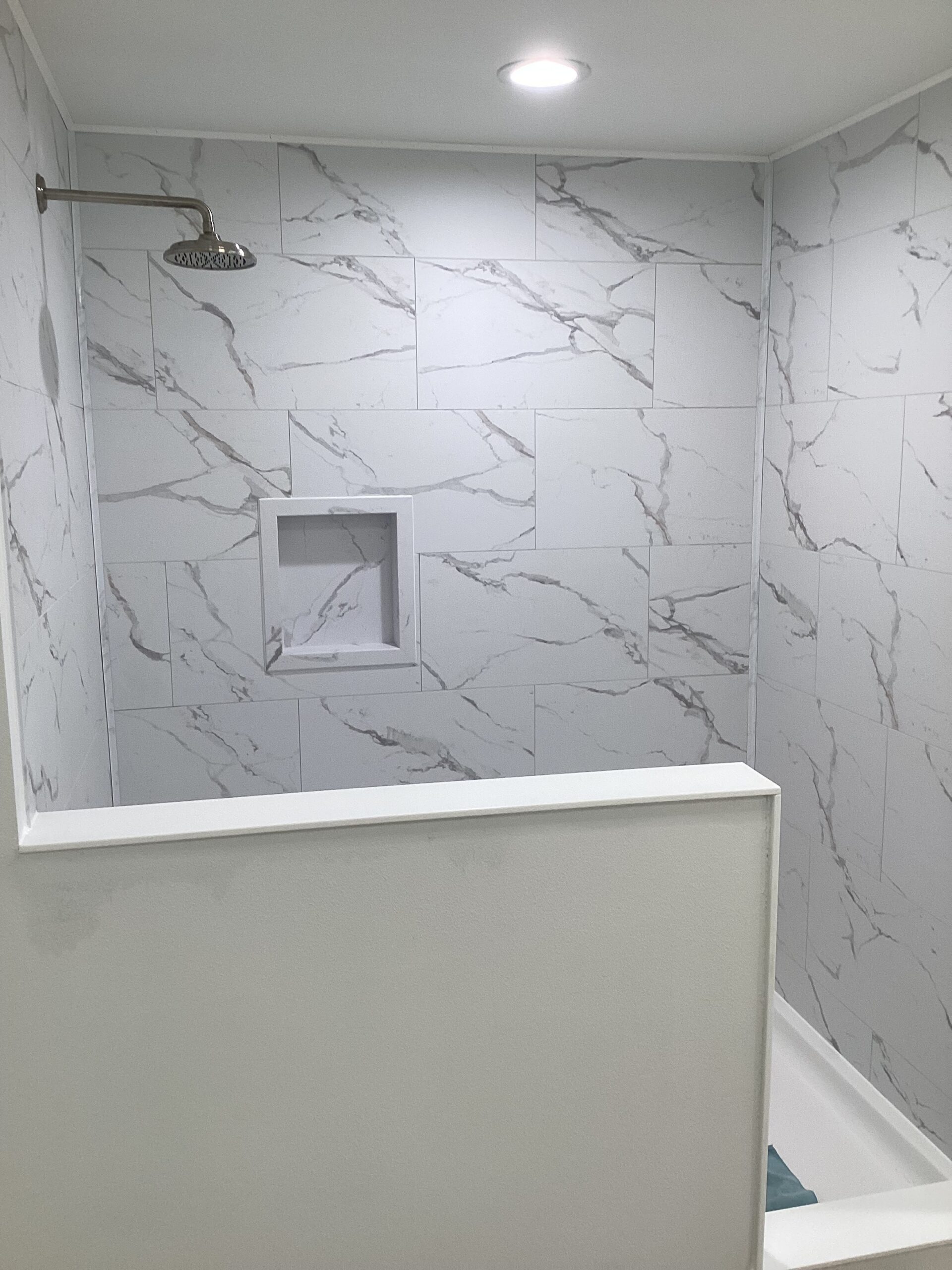 72” Shower – No Door