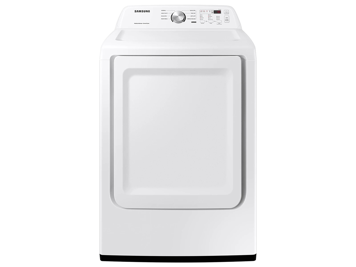 Samsung Top Load Electric 7.2 CF Dryer - White