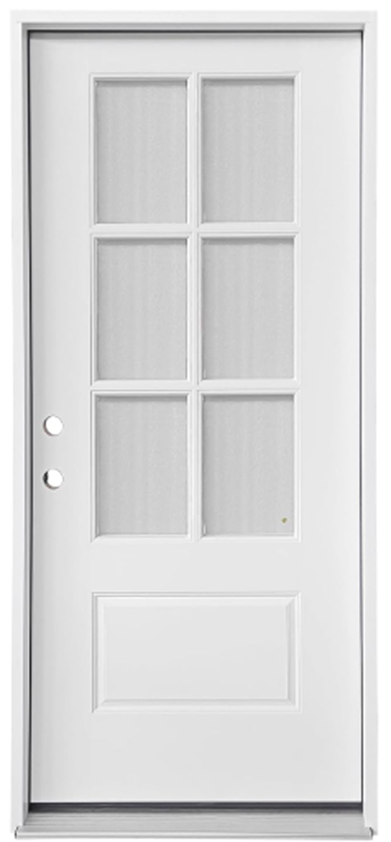 Front Door ¾ Glass 6-Light 