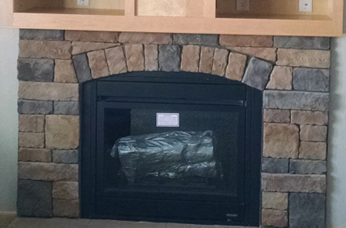 Sierra FieldStone with Hickory 